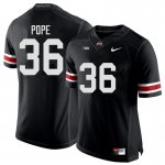 NCAA Ohio State Buckeyes Men's #36 K'Vaughan Pope Black Nike Football College Jersey DBZ5245HK